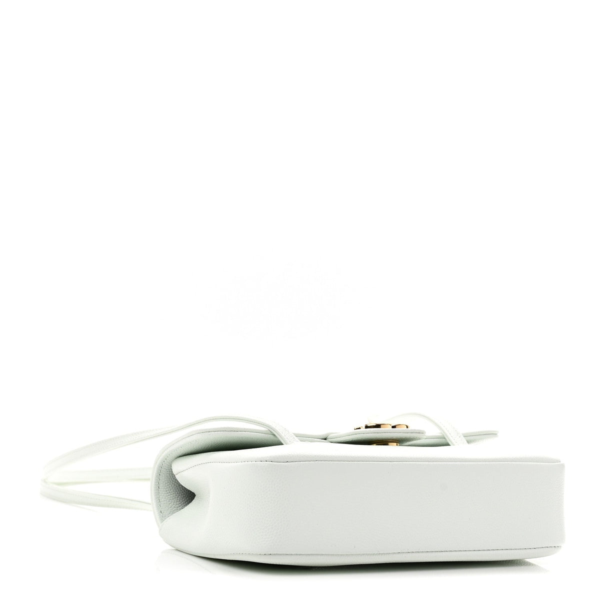 Mini Caviar Shoulder Bag - Light Blue