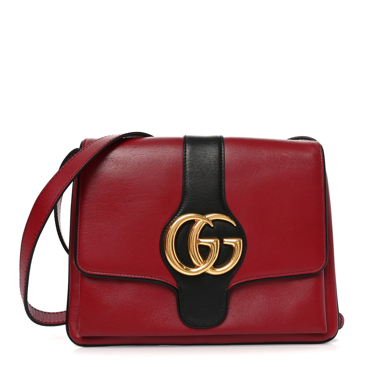 Medium Calfskin Shoulder Bag - Red
