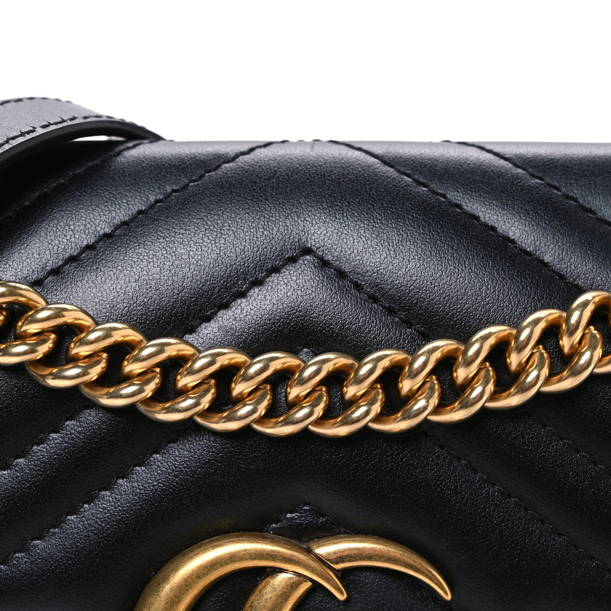 Mini Calfskin Shoulder Bag - Black
