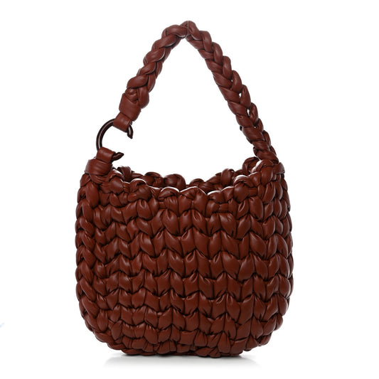 Lambskin Shoulder Bag - Brown