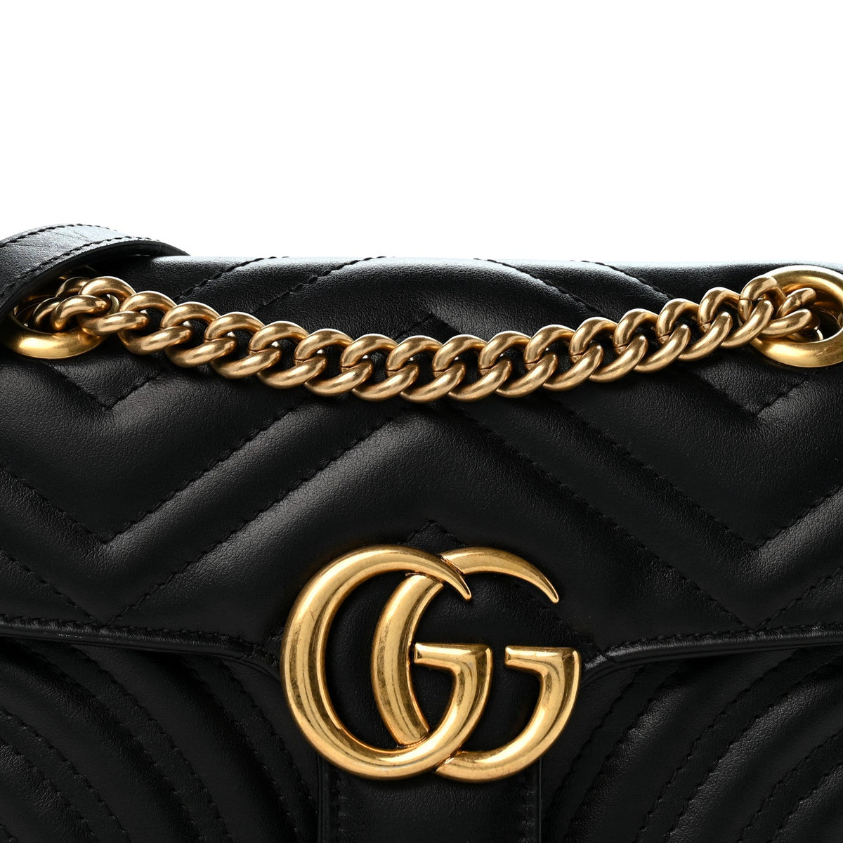 Mini Calfskin Shoulder Bag - Black