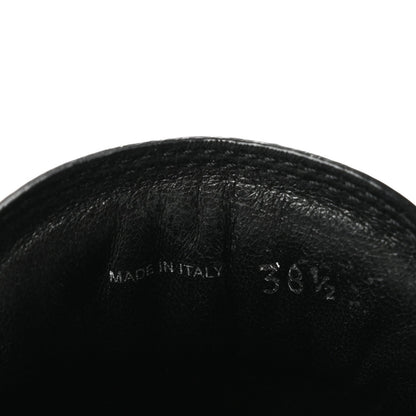 Prada Spazzolato Women's Platform Loafer Mules 38.5 Black
