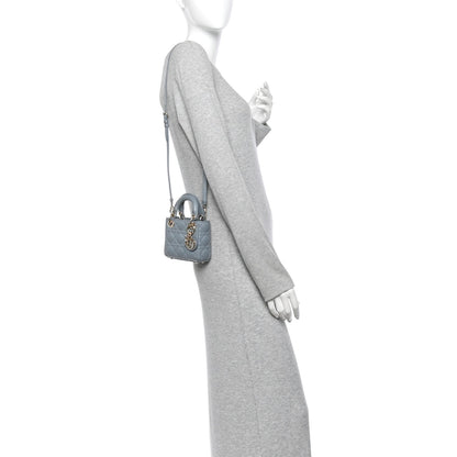 Lambskin Handbag - Blue