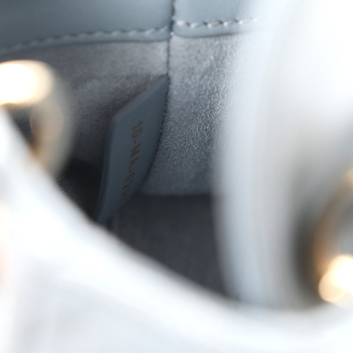 Lambskin Handbag - Blue