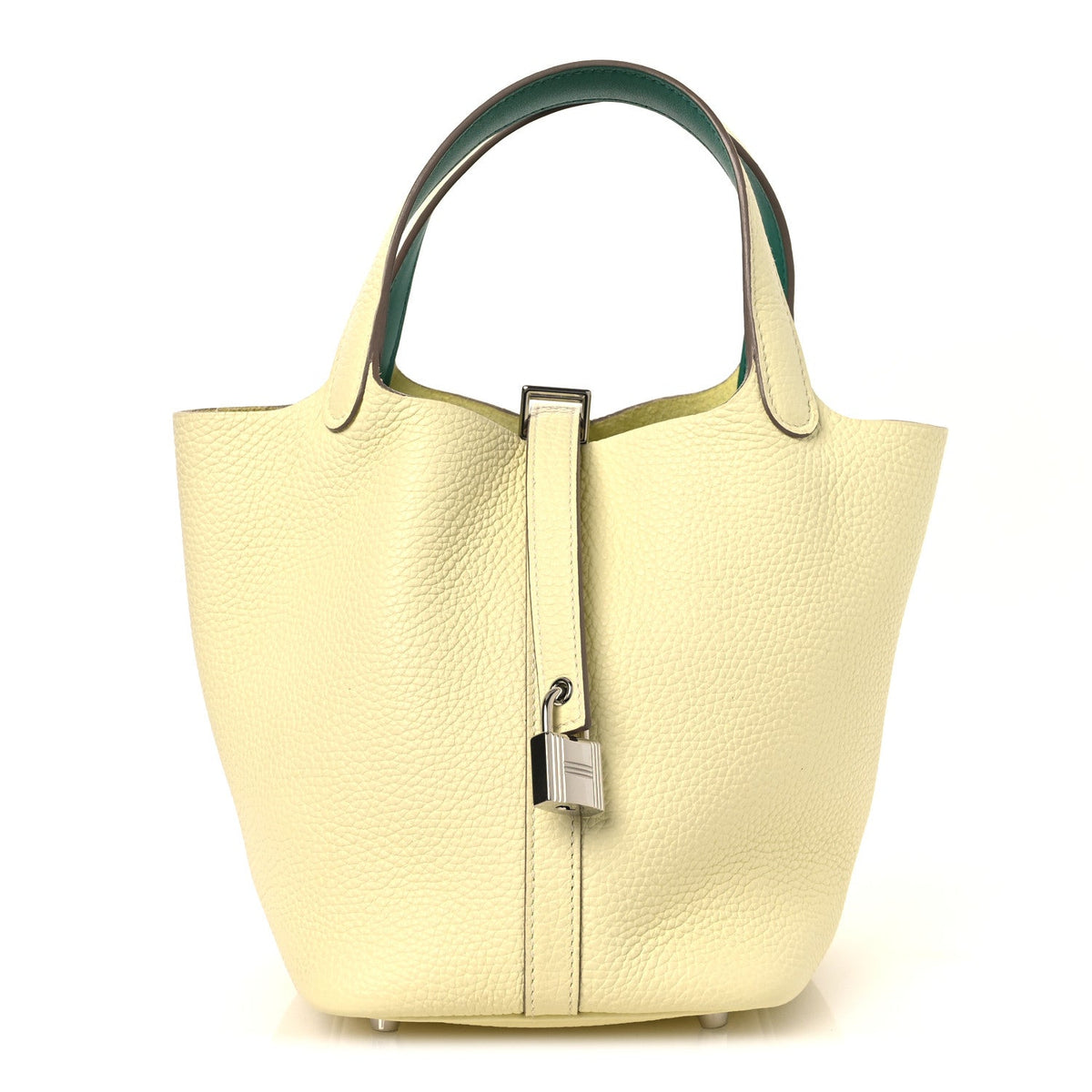 Taurillon Clemence Swift Eclat Picotin L Handbag