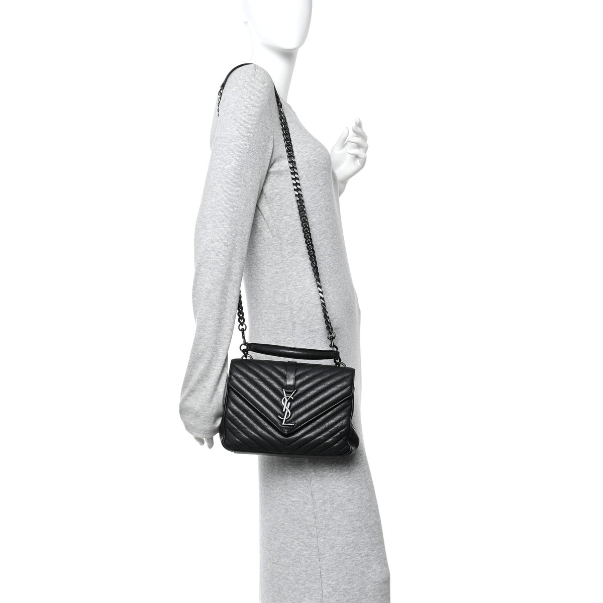 Medium Sheepskin Handbag - Black