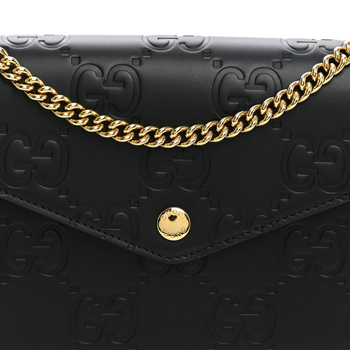 Calfskin Wallet Bag - Black