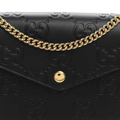 Calfskin Wallet Bag - Black
