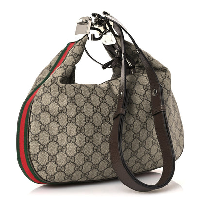 Large Calfskin Shoulder Bag - Red