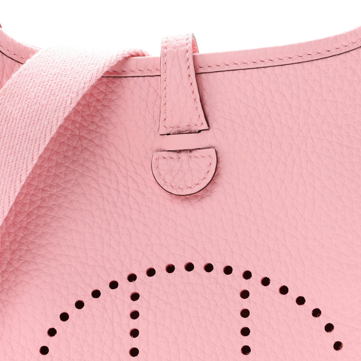 Taurillon Clemence Evelyne Tpm Rose Saku Handbag