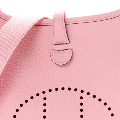 Taurillon Clemence Evelyne Tpm Rose Saku Handbag