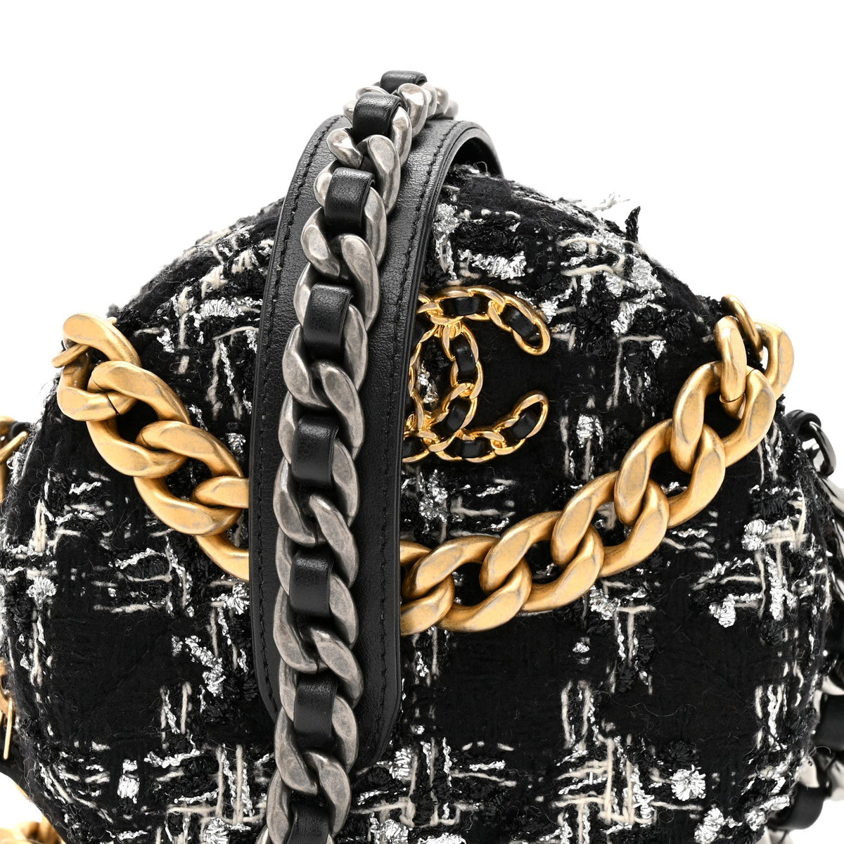 Quilted Clutch Bag - Black