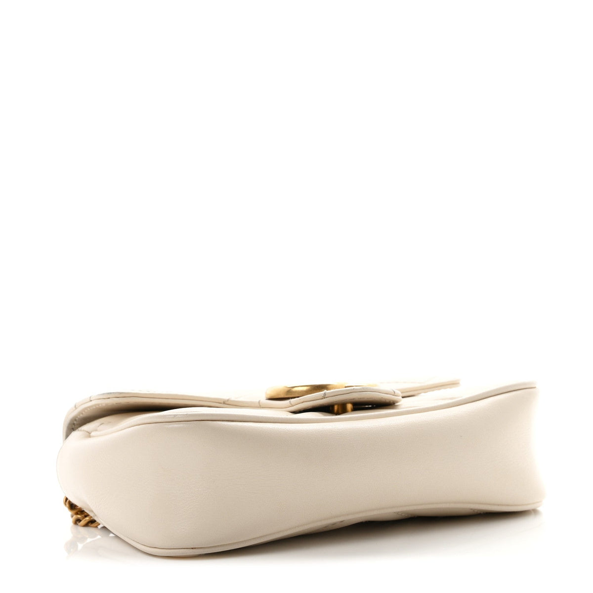 Mini Calfskin Shoulder Bag - White
