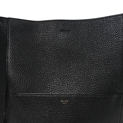 Calfskin Bucket Bag - Black