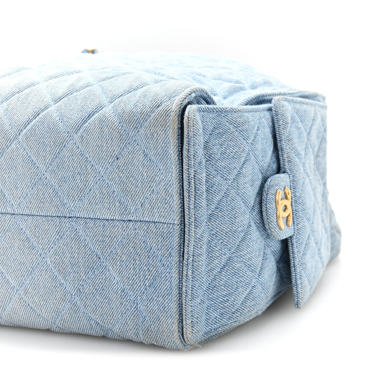 Medium Quilted Handbag - Blue