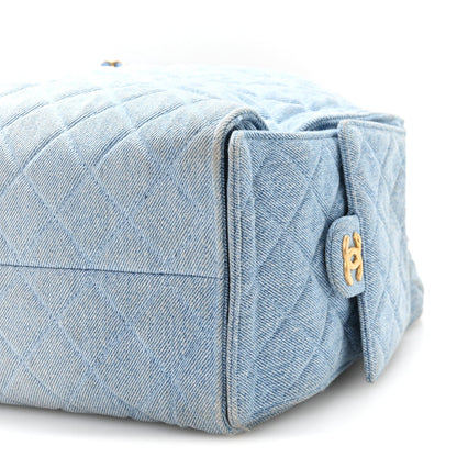Medium Quilted Handbag - Blue