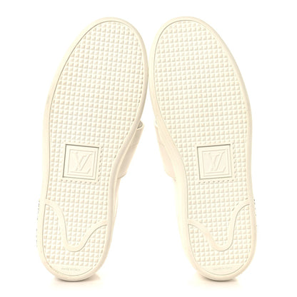 Louis Vuitton Calfskin Women's Front Row Sneakers 36.5 White