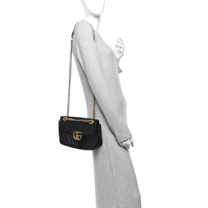 Small Calfskin Shoulder Bag - Black