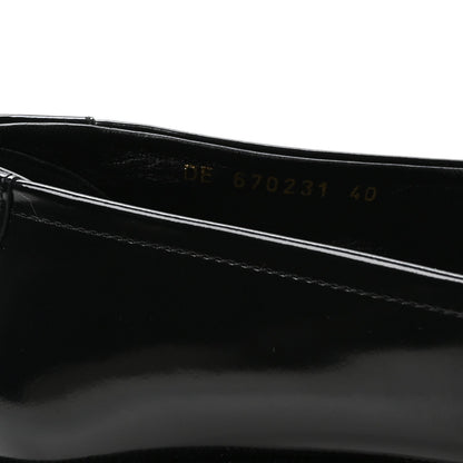 Saint Laurent Lux Calfskin Men's Le Loafer 15 Moccasins 40 Black