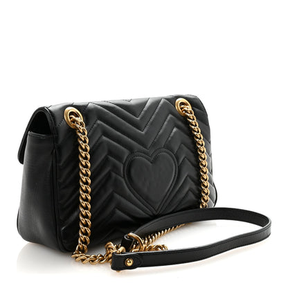 Small Calfskin Shoulder Bag - Black