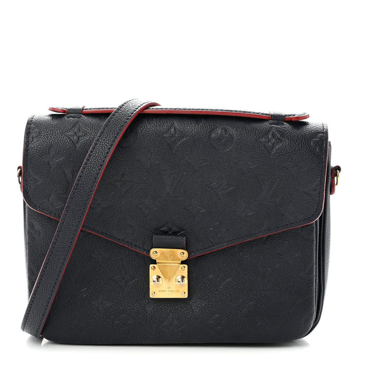 Empreinte Pochette Metis Marine Rouge Handbag