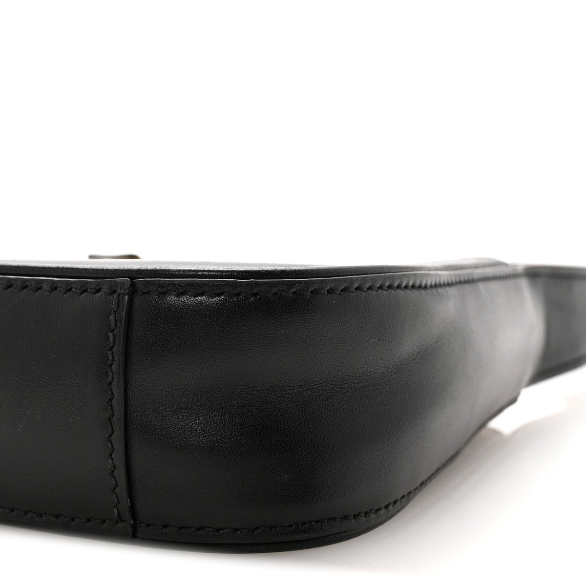 Mini Calfskin Hobo Bag - Black