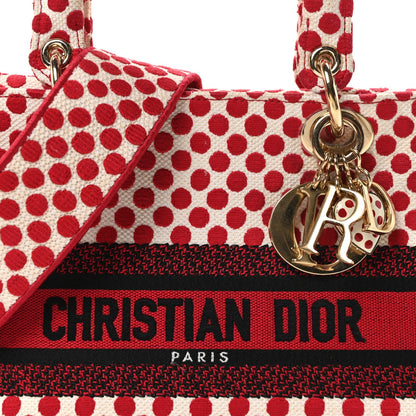 Medium Canvas Handbag - Red