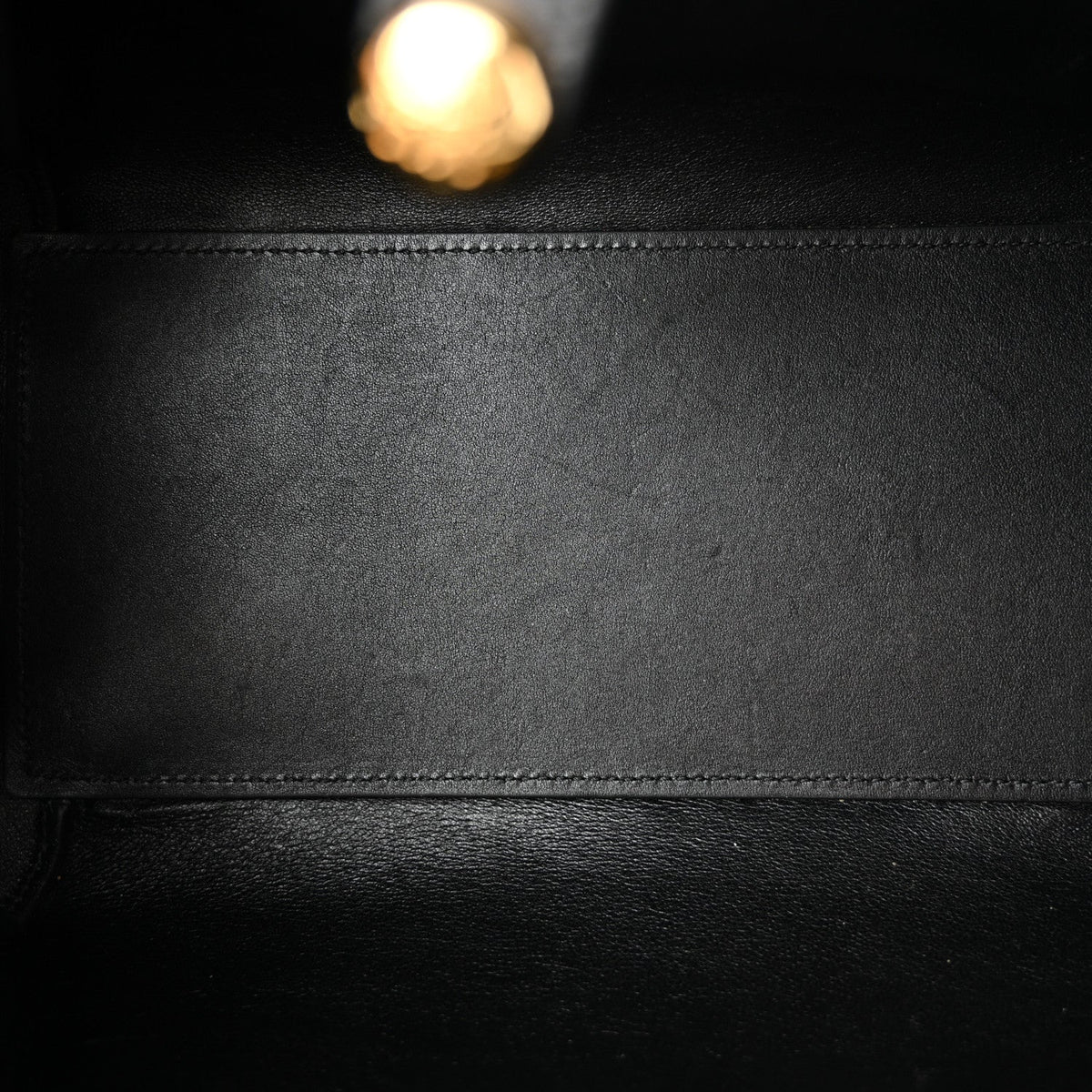 Small Calfskin Handbag - Black