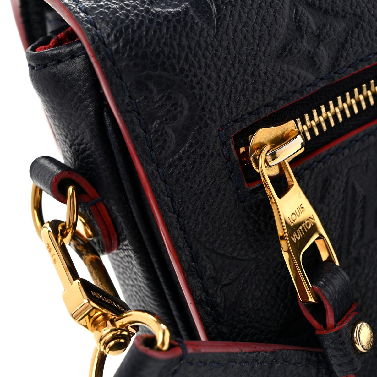 Empreinte Pochette Metis Marine Rouge Handbag
