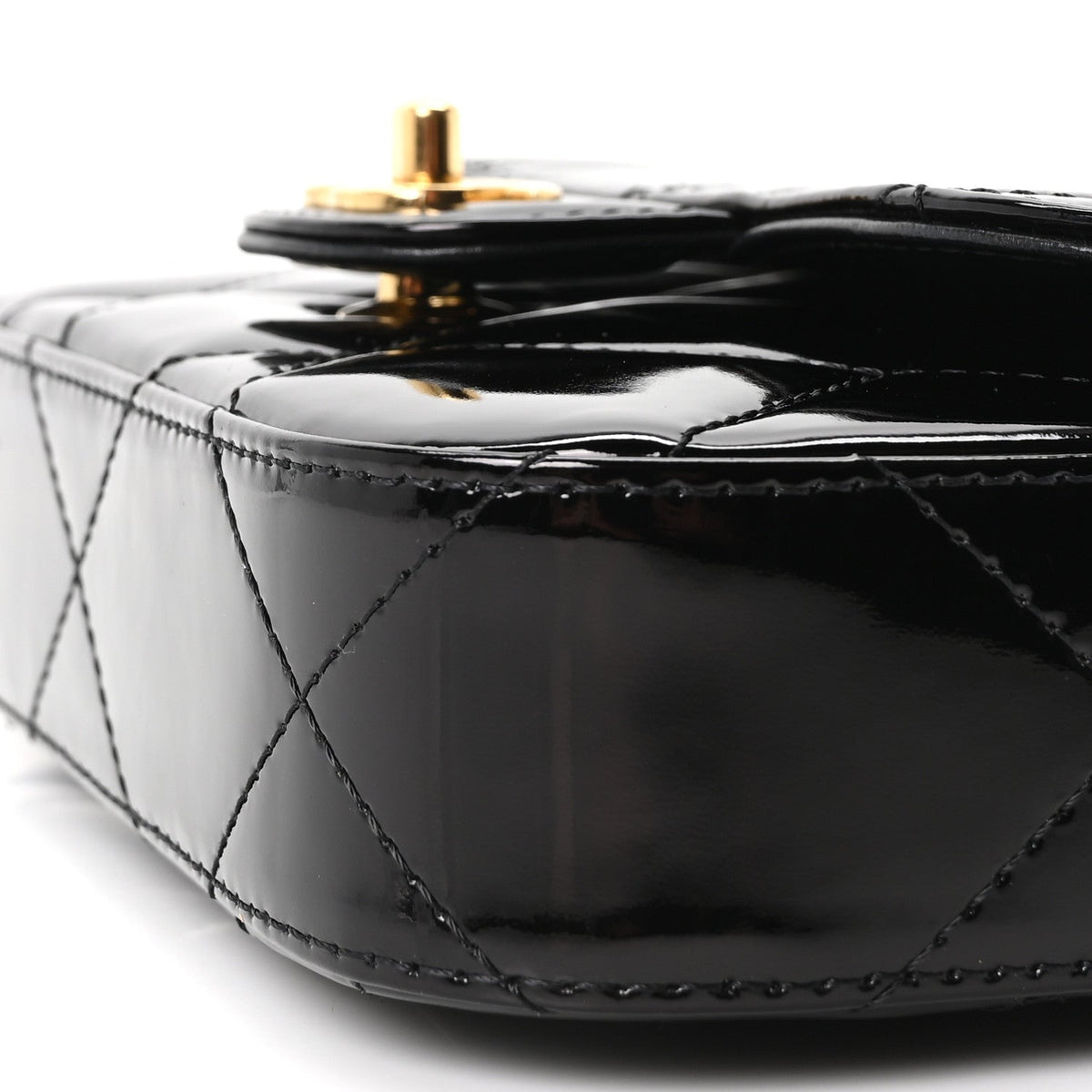 Mini Calfskin Clutch Bag - Black