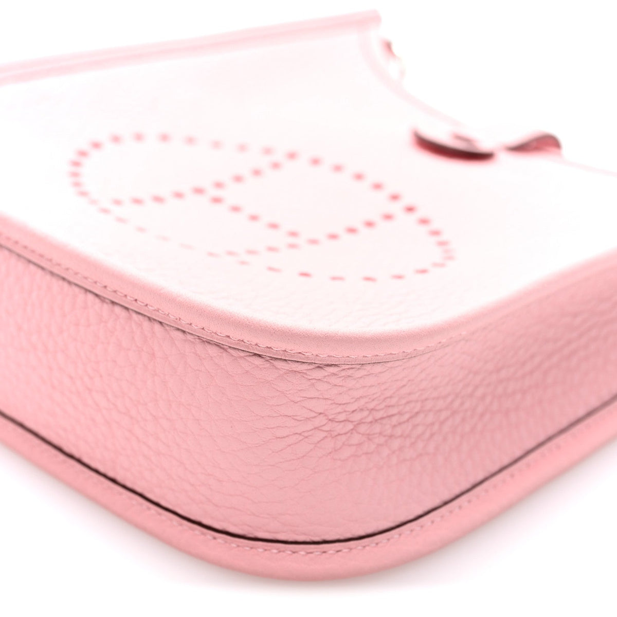 Taurillon Clemence Evelyne Tpm Rose Saku Handbag