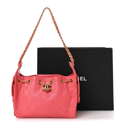 Mini Quilted Caviar Handbag