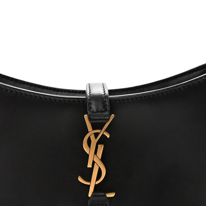 Mini Calfskin Hobo Bag - Black