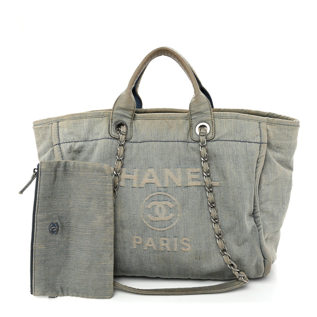 Medium Tote Bag - Light Blue