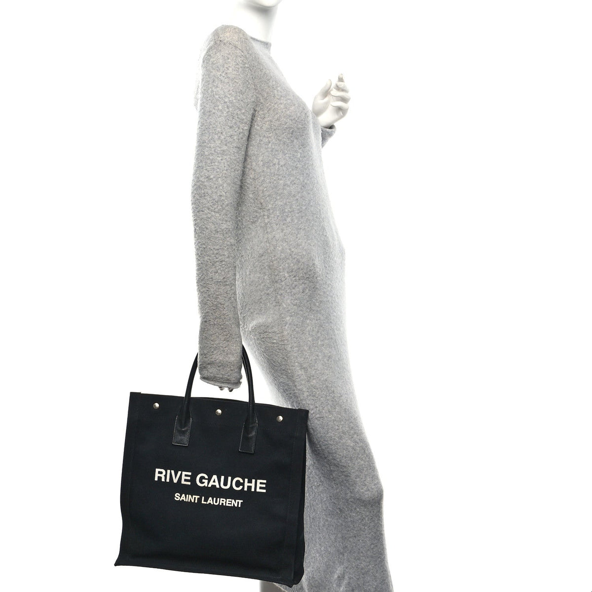 Calfskin Tote Bag - Black