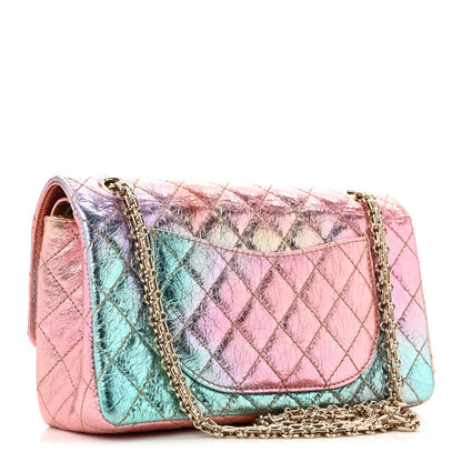 Quilted Goatskin Flap Shoulder Bag