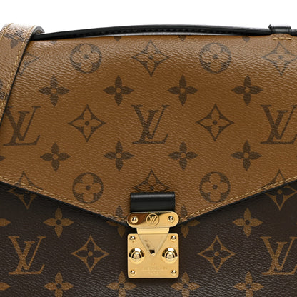 Reverse Monogram Pochette Metis Handbag
