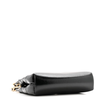 Quilted Lambskin Clutch Bag - Black