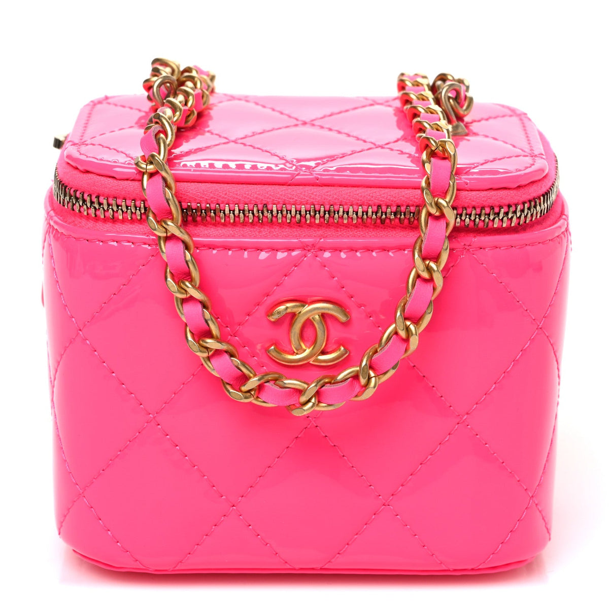Mini Quilted Handbag - Pink