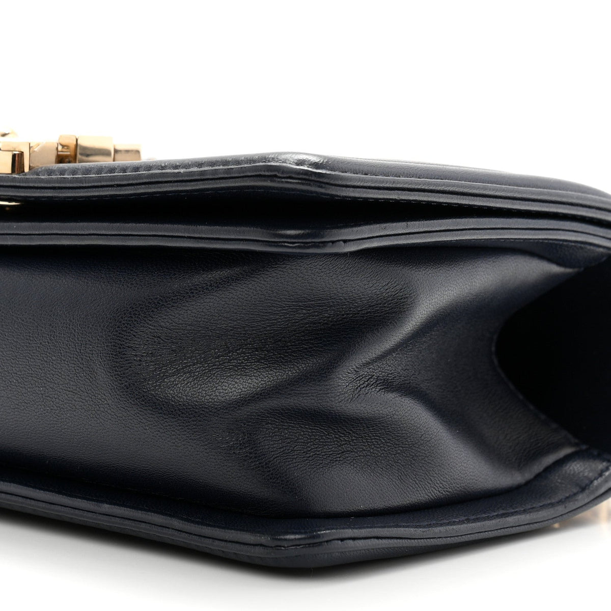 Small Quilted Lambskin Flap Shoulder Bag