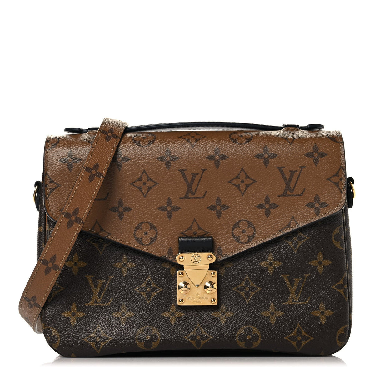 Reverse Monogram Pochette Metis Handbag