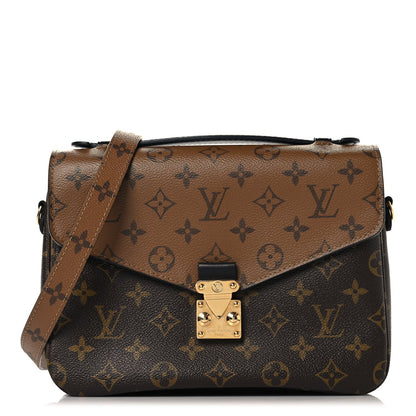 Reverse Monogram Pochette Metis Handbag