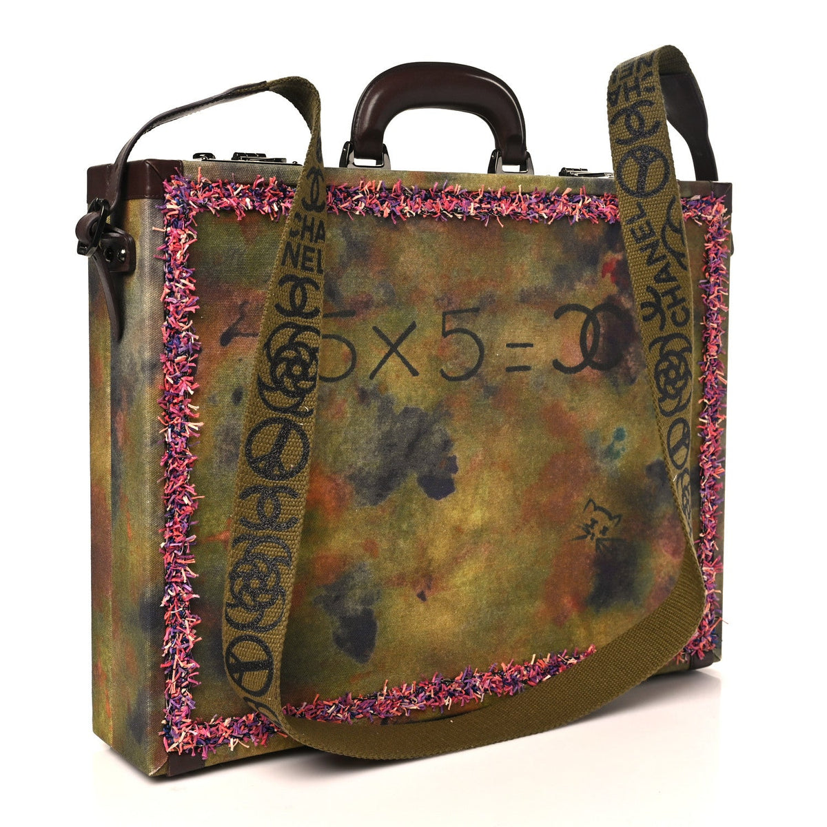 Washed Toile Graffiti On The Pavements B Handbag