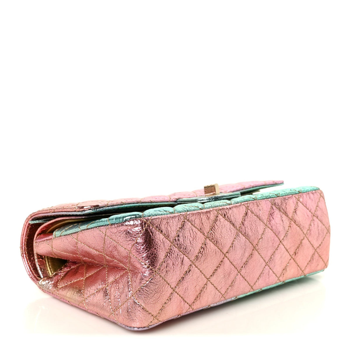 Quilted Goatskin Flap Shoulder Bag