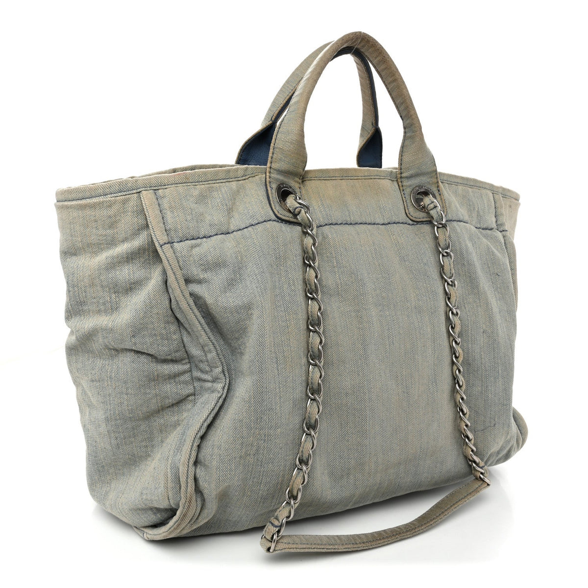 Medium Tote Bag - Light Blue
