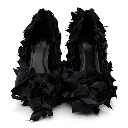Balenciaga Satin Women's Marie A Bows All Over 110mm Pumps 35 Black