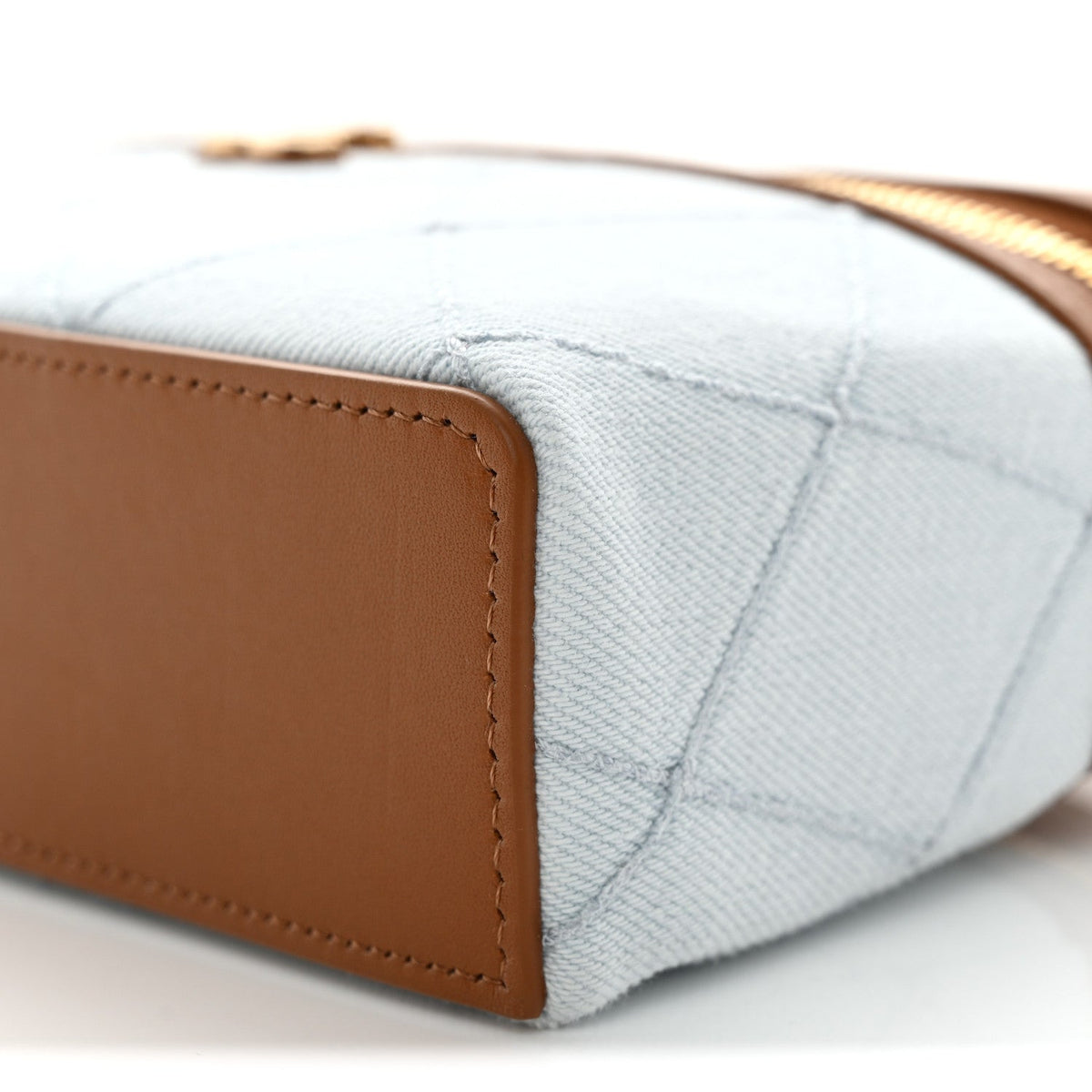 Quilted Calfskin Handbag - Blue