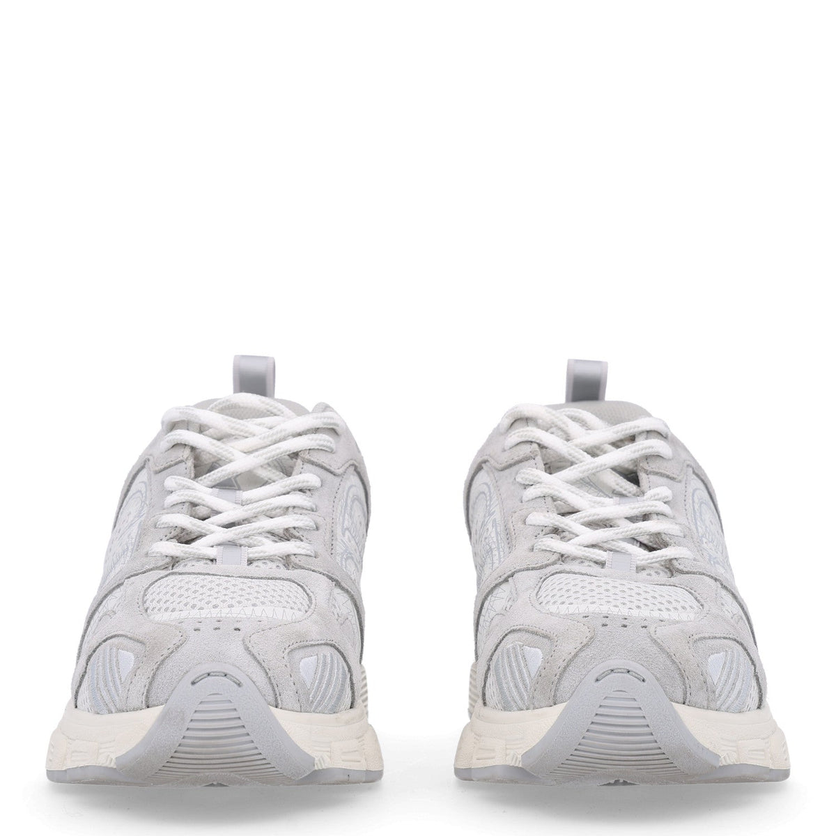 Christian Dior Mesh Suede Women's Chrono Sneakers 38.5 Grey