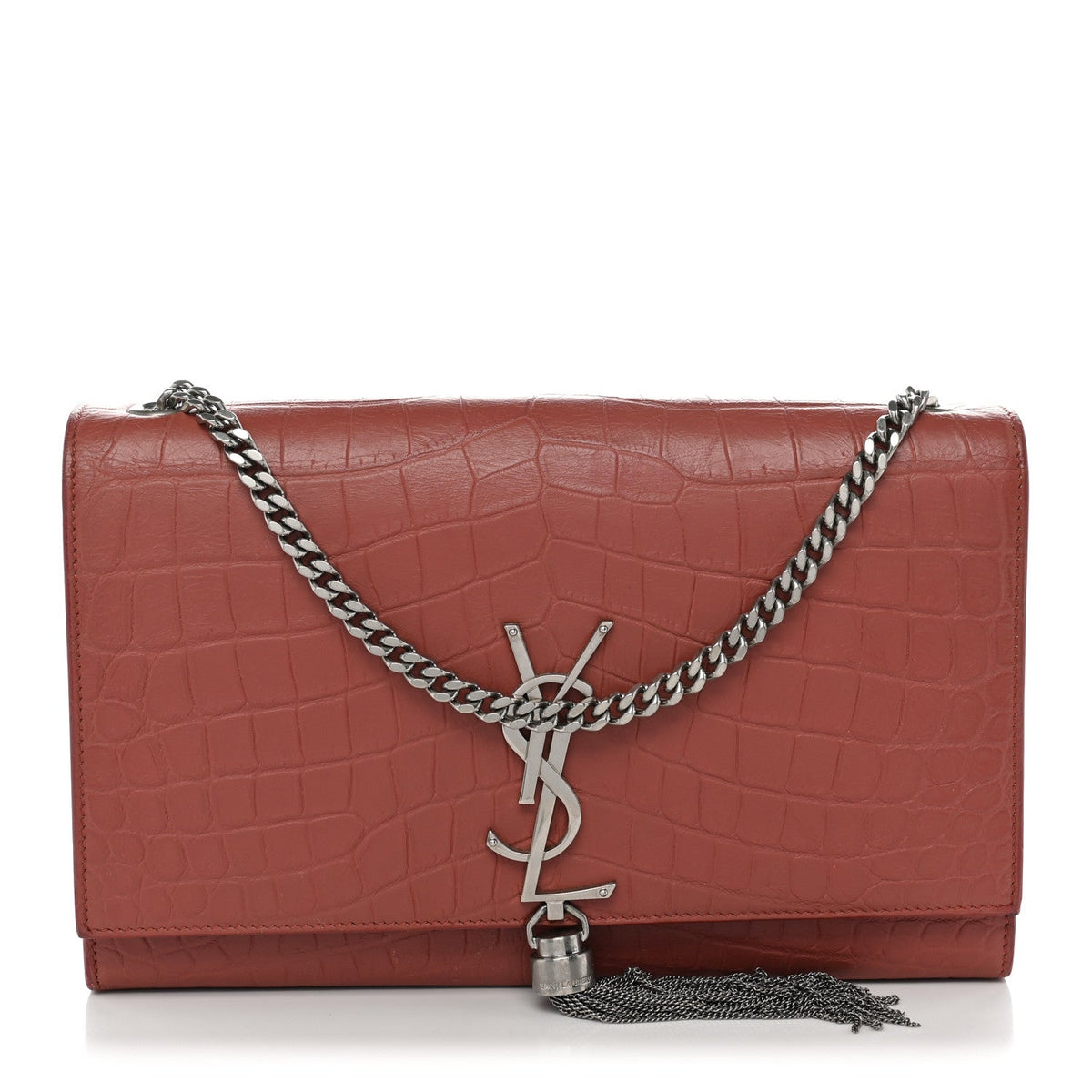 Medium Calfskin Satchel Bag - Pink