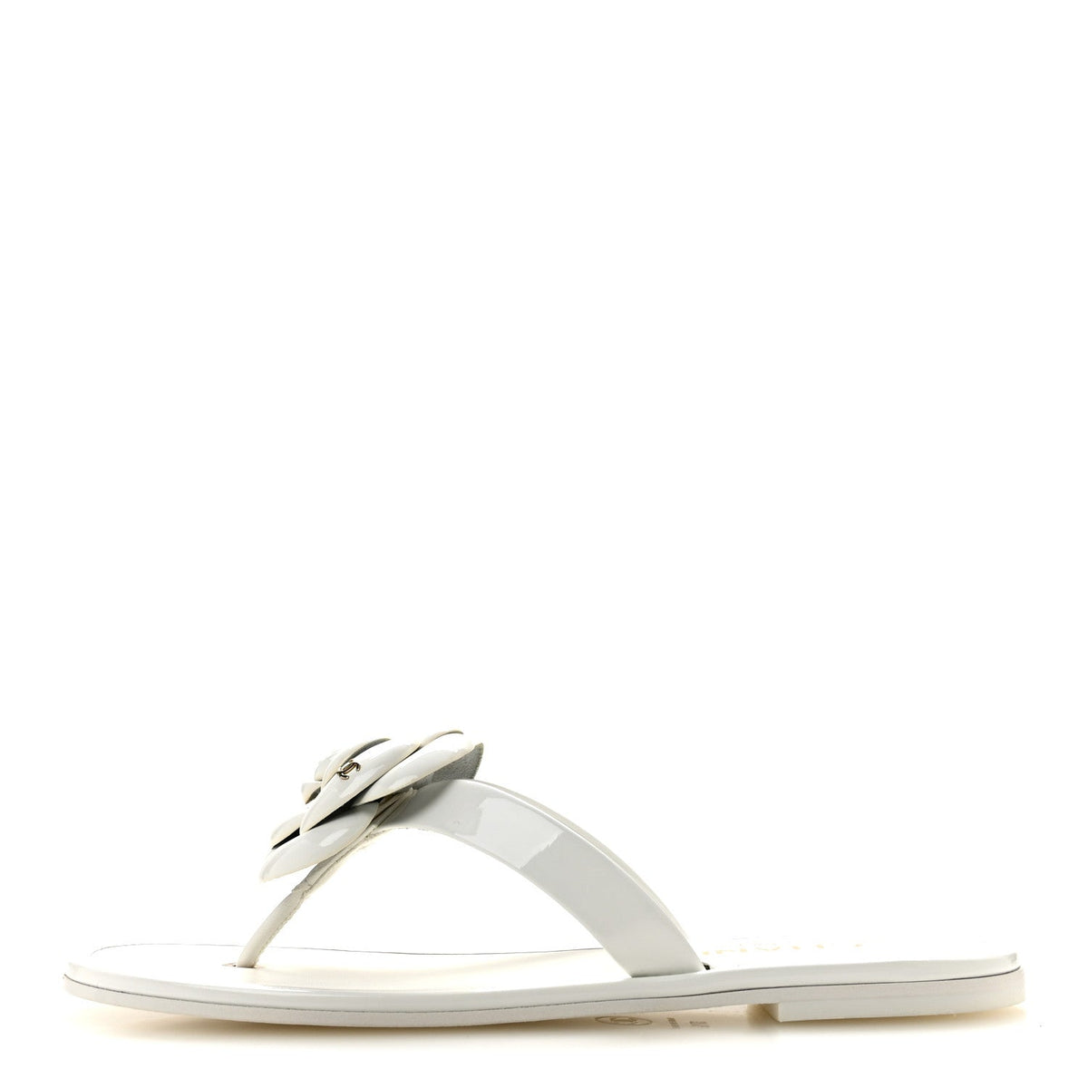 Chanel Patent Calfskin Camellia Women's Shoes